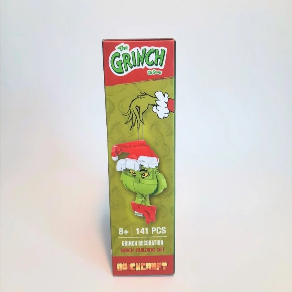 The Grinch Brick Building Set! 141 Pieces BrickCraft Christmas Decoration